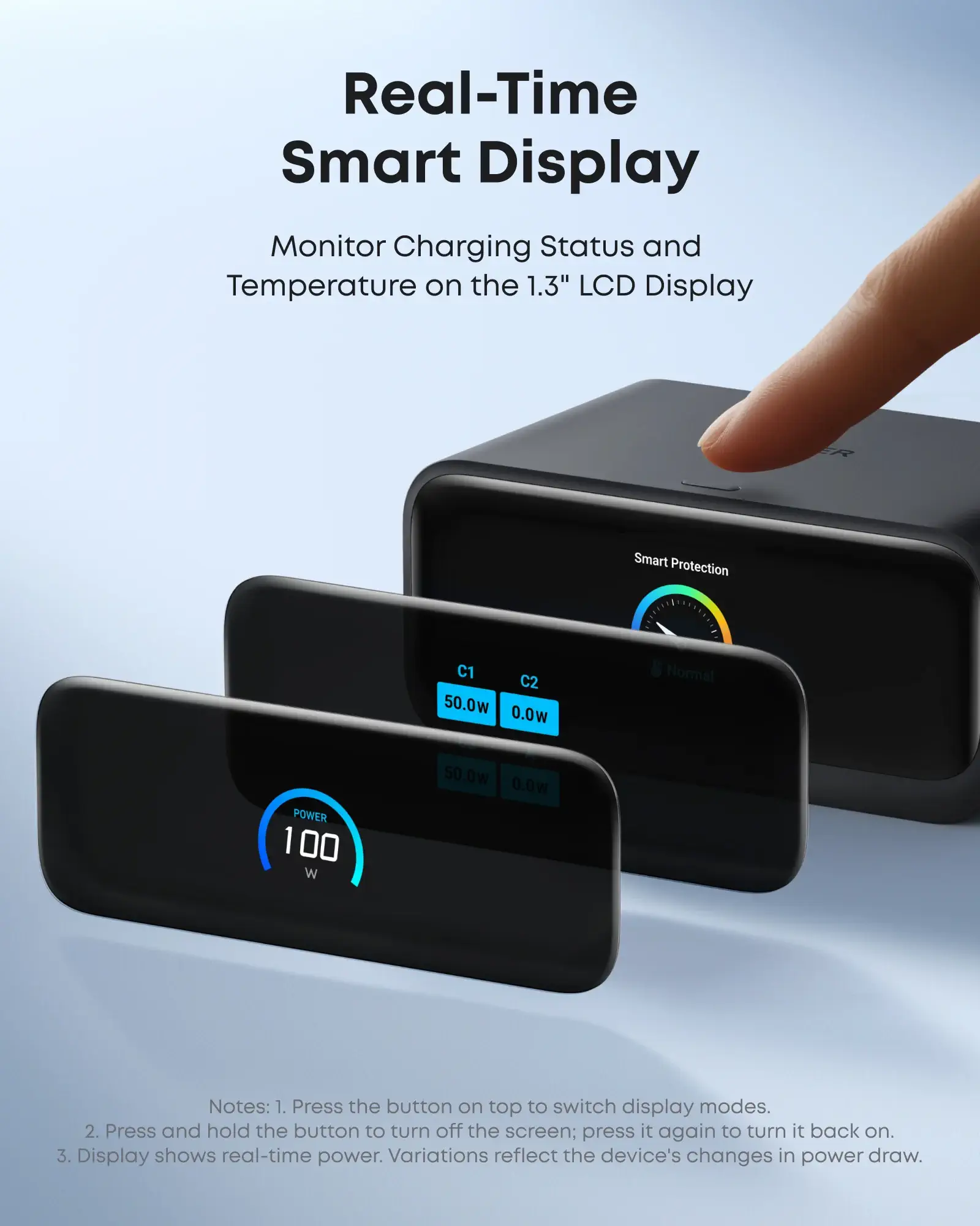 Anker Nano 6-in-1 charging station with multiple USB ports and outlets for simultaneous device charging