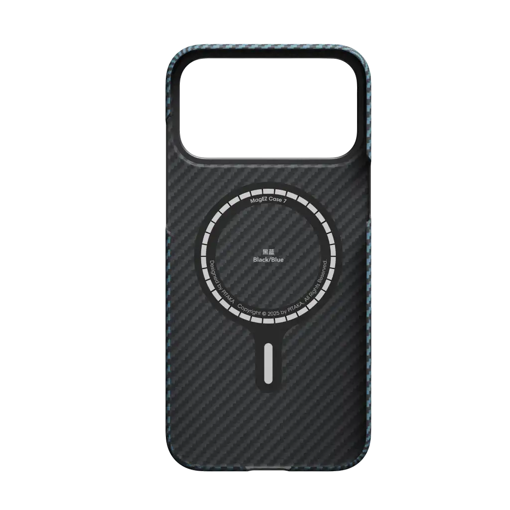 iPhone 17 ProMax-Pitaka Black/Blue Ultra Slim Case - Image 4
