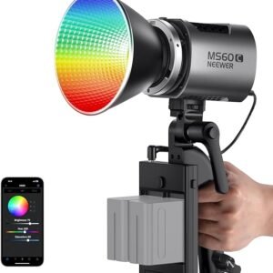 NEEWER MS60C RGB LED Video Light Handheld Spotlight