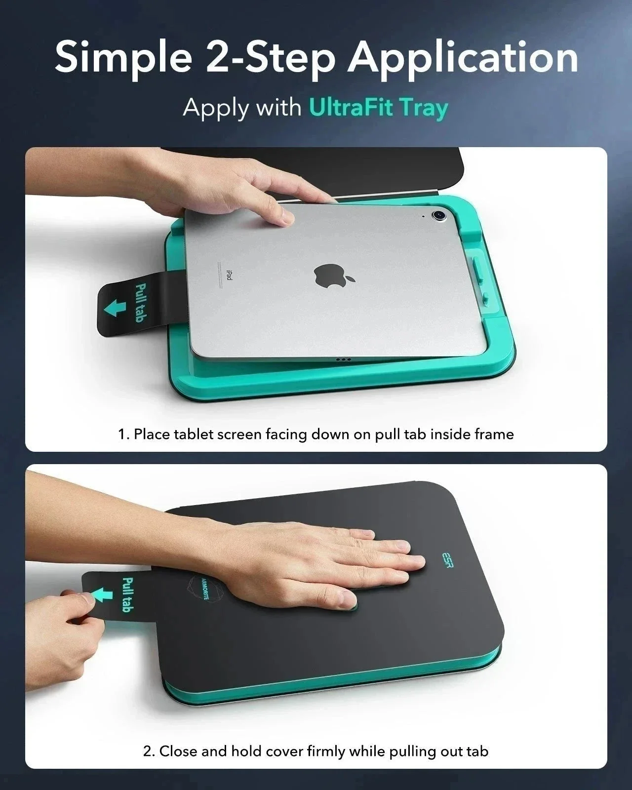 iPad Air 11" (2025/2024) UltraFit Armorite Screen Protector (2 cope) - Figura 4