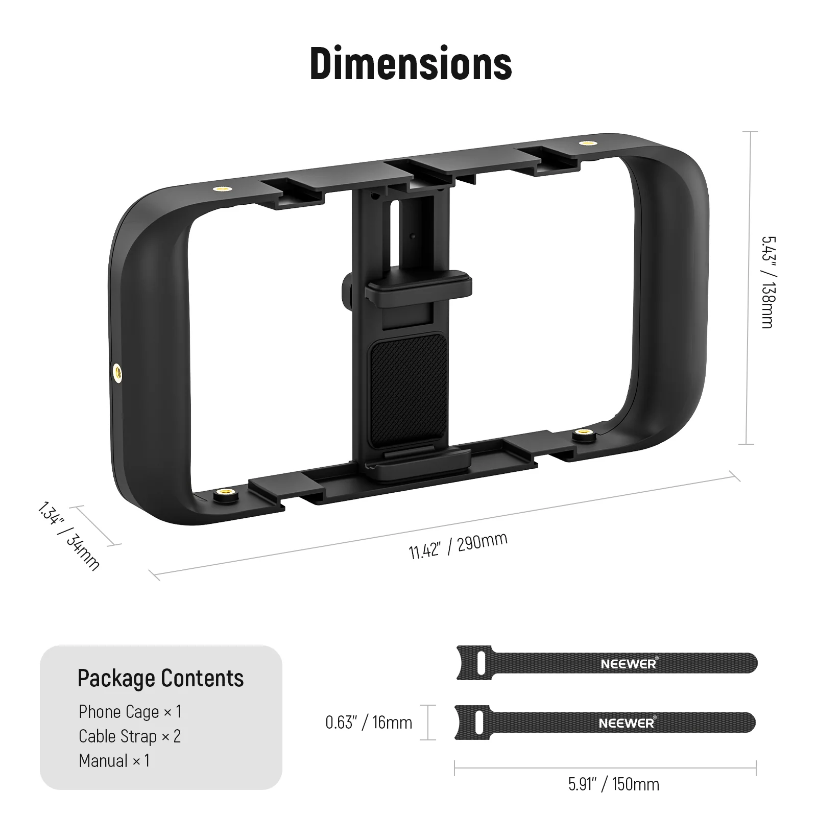 NEEWER A104 Universal Phone Cage - Image 9