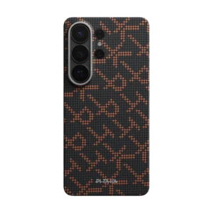 Samsung Galaxy S26 Ultra Edge Case PITAKA Leaping - Orange Black (Aaron Button)