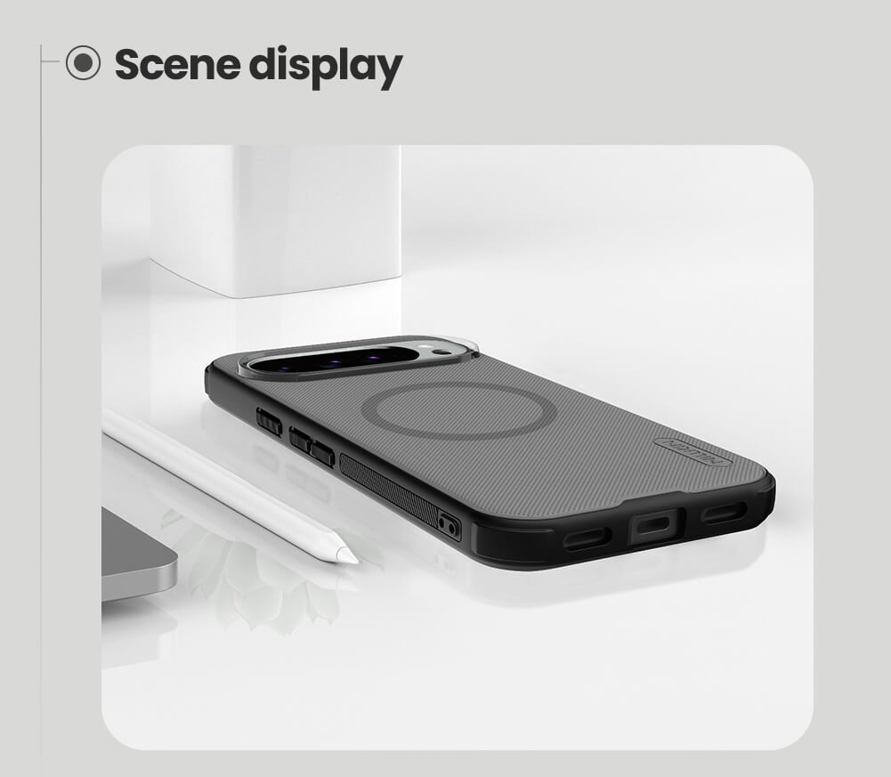 Google Pixel 10 ProXL Nillkin Super Frosted Shield Pro Magnetic Clear - Image 8