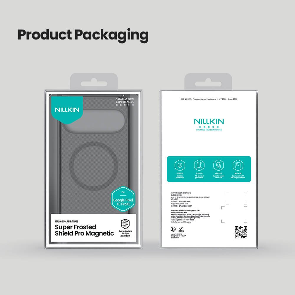 Google Pixel 10 ProXL Nillkin Super Frosted Shield Pro Magnetic Clear - Image 9