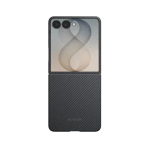 Samsung ZFlip 8 Pitaka Black & Grey Case