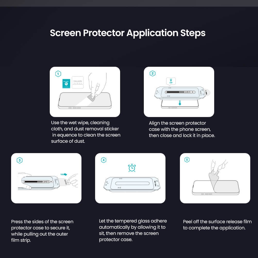 Gakaxy S25 Nillkin Amazing H+ Pro tempered glass screen protector - Image 9