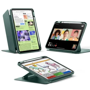 iPad 11" (A16, 2025) Flip Magnetic Case with Pencil Holder - Green